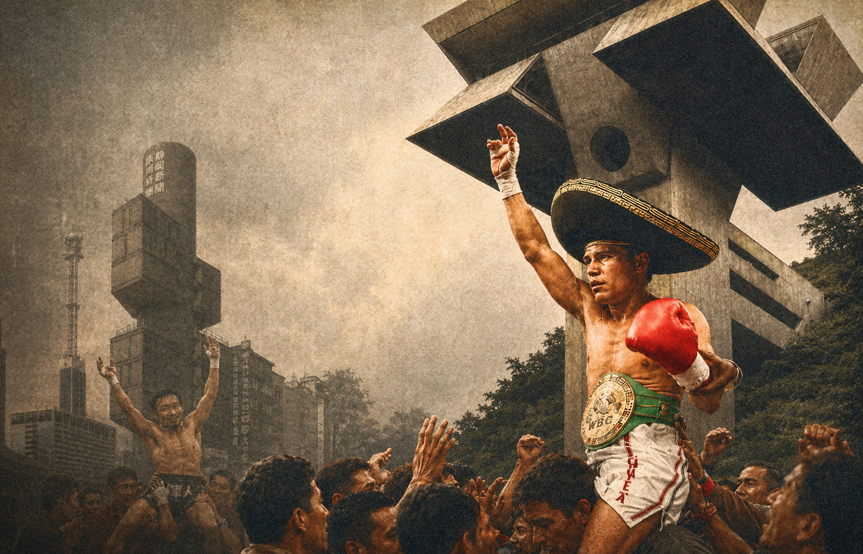 El boxeo y la arquitectura